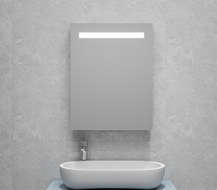 Single Door Lighted Mirror cabinet