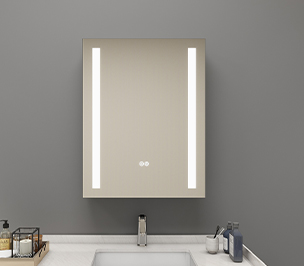 Surface and Recessed Mount Mirror Cabinet