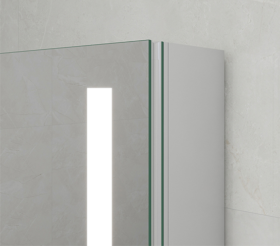 Surface and Recessed Mount Mirror Cabinet