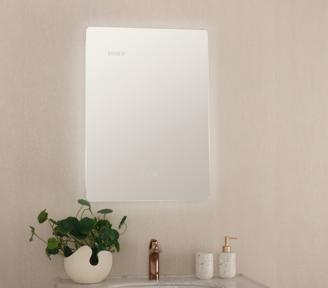 Halo Backlit Bathroom Mirror Cabinet