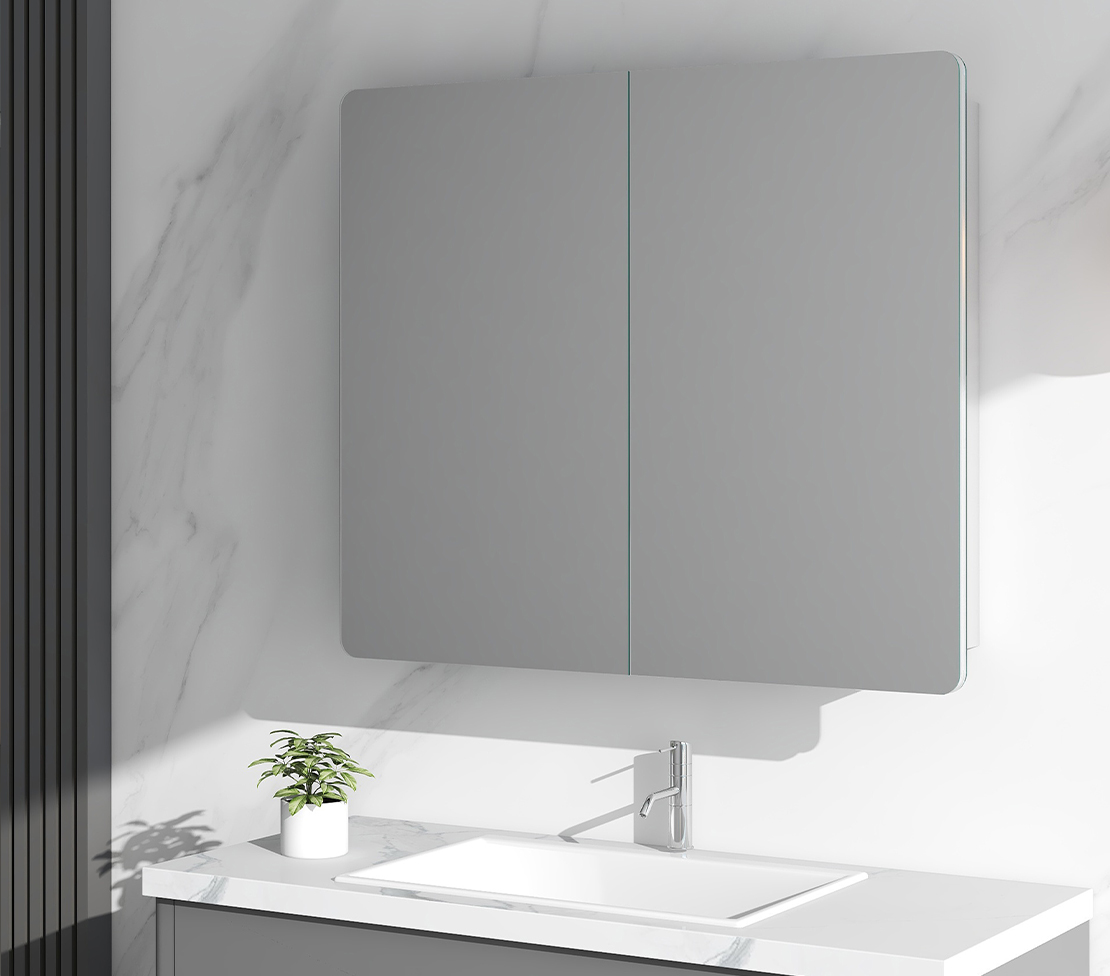 Halo Lighted Bathroom Medicine Cabinet