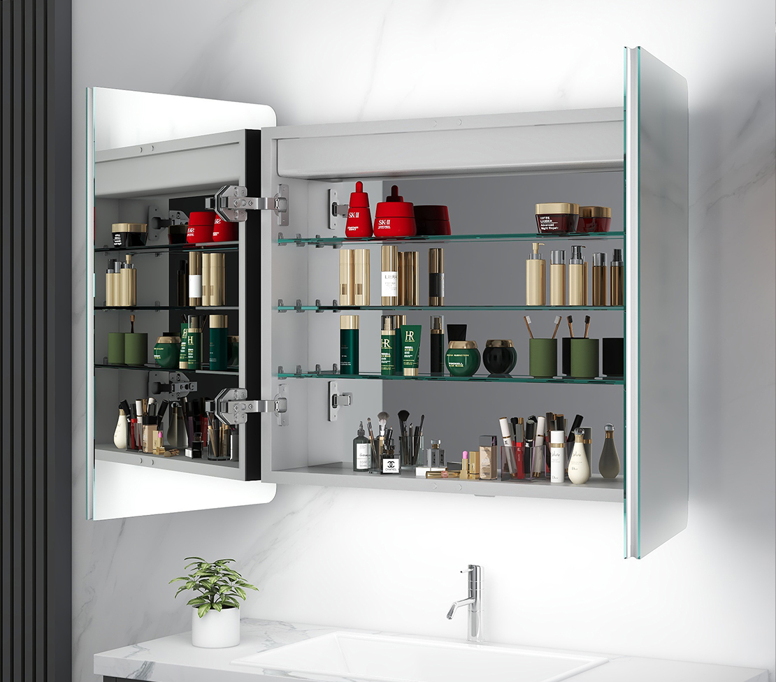 Halo Lighted Bathroom Medicine Cabinet